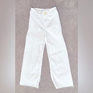 Zara Girl's White Jeans